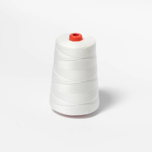 Ață albă de cusut saci, mosor 200g